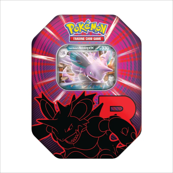 Pokémon: Team Rocket's Nidoking Ex - Tin (ENG)