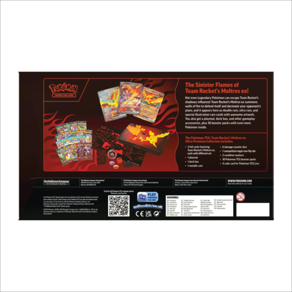 Pokémon: Ultra Premium Collection Box - Team Rocket’s Moltres Ex (2025)