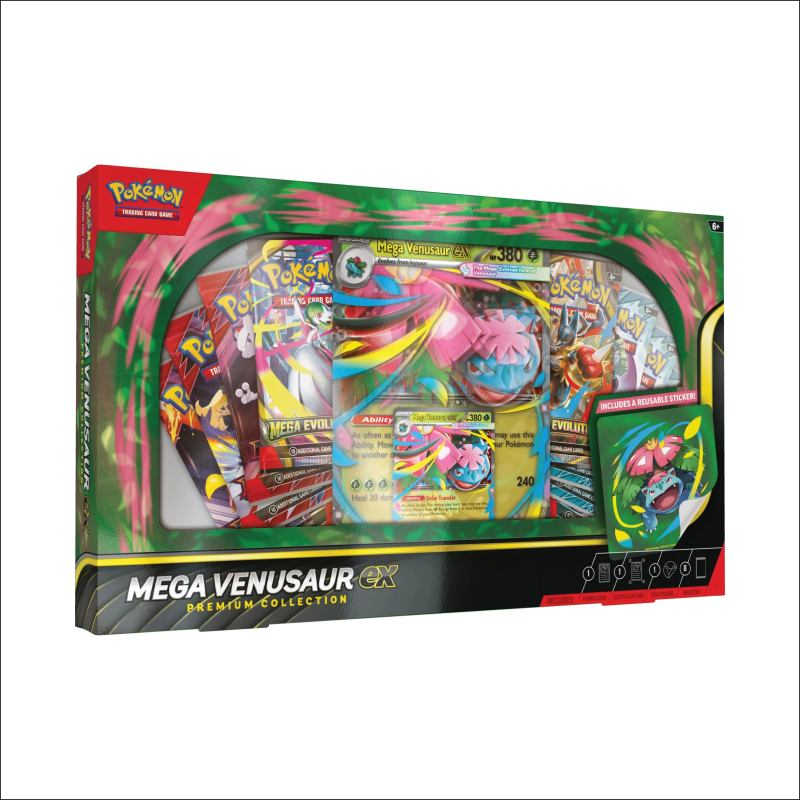 Pokémon: Mega Venusaur Ex - Premium Collection Box (ENG) Pokémon: Mega Venusaur Ex - Premium Collection Box (ENG)