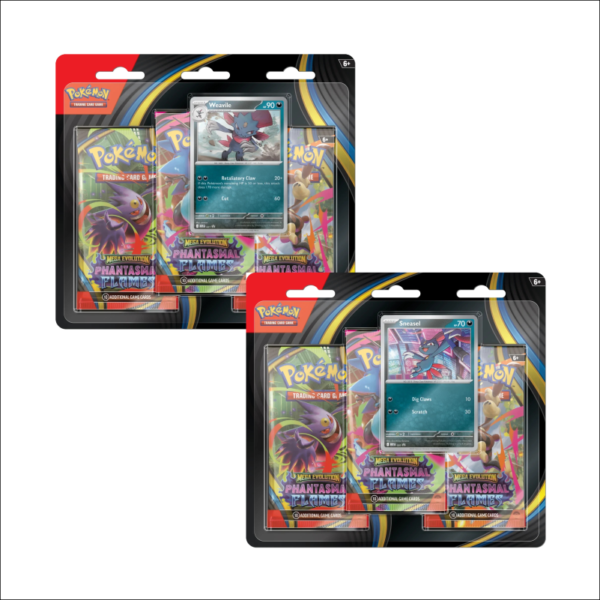 Pokémon: Phantasmal Flames - 3-Pack Blister (ENG)