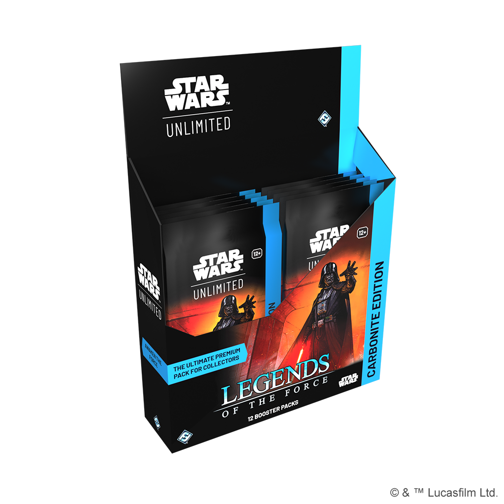 Star Wars Unlimited: Legends of the Force - Carbonite Booster Display (ENG)