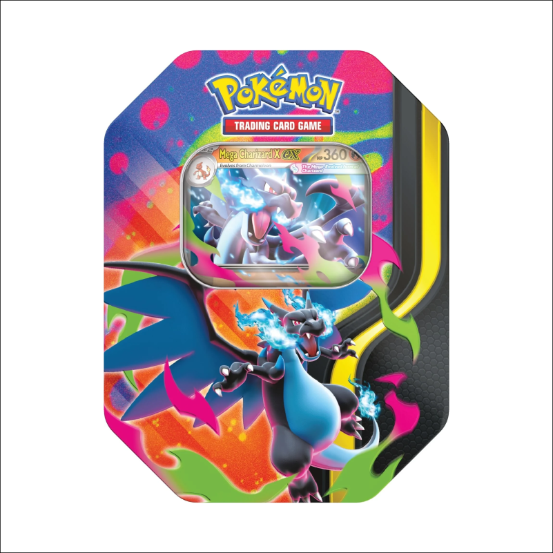 Pokémon: Mega Charizard X/Y Ex - Tin Box (ENG)