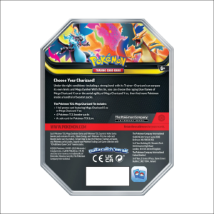 Pokémon: Mega Charizard X/Y Ex - Tin Box (ENG)