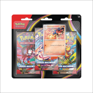 Pokémon: Chaos Ascendant - 3-Pack Blister (FR)