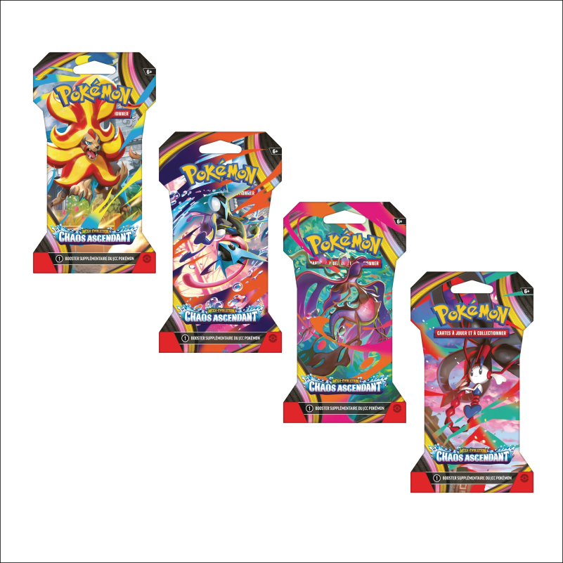 Pokémon: Chaos Ascendent - 1-Pack Blister Sleeved (FR)