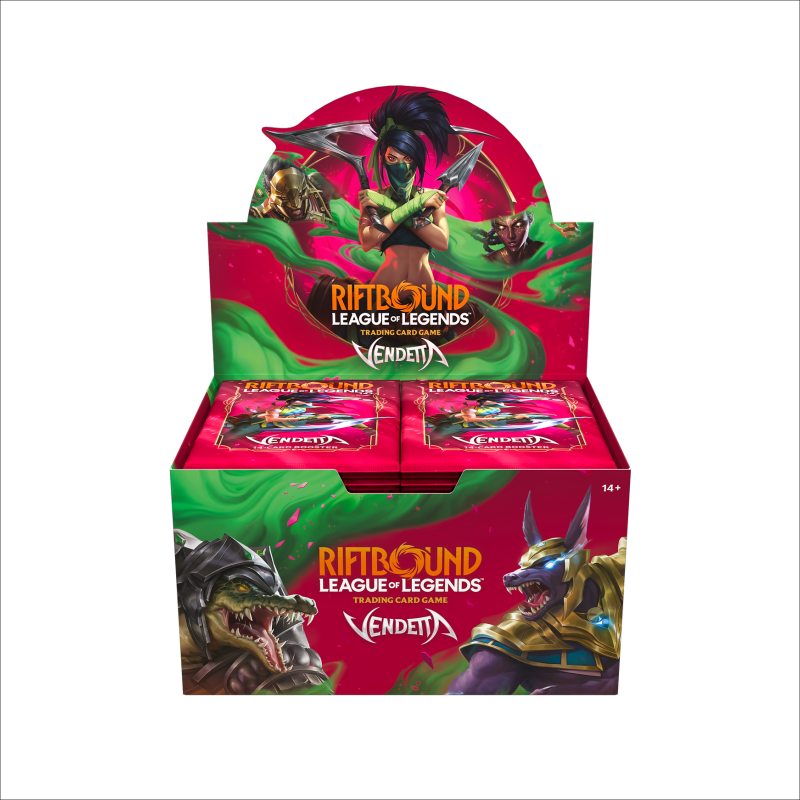 Riftbound: League of Legends TCG - Vendetta Boosterbox (24 packs - ENG) Riftbound: League of Legends TCG - Vendetta Boosterbox (24 packs - ENG)