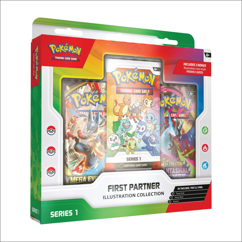 Pokémon: First Partner Illustration Collection Box - Series 1 (ENG)
