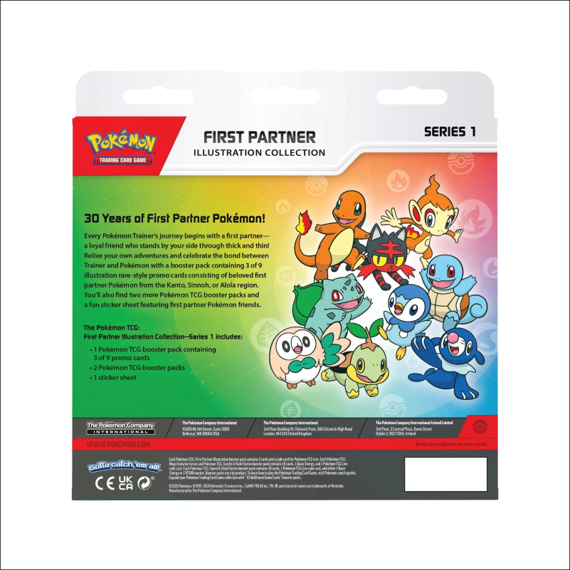 Pokémon: First Partner Illustration Collection Box - Series 1 (ENG)
