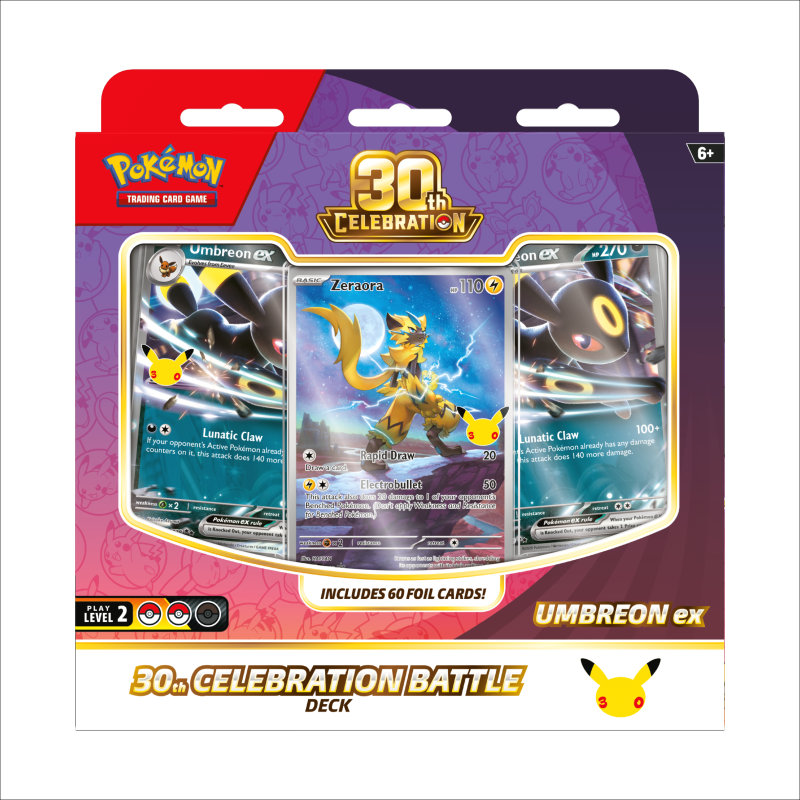 Pokémon: 30th Celebration - Battle Deck Espeon/Umbreon Ex (ENG)