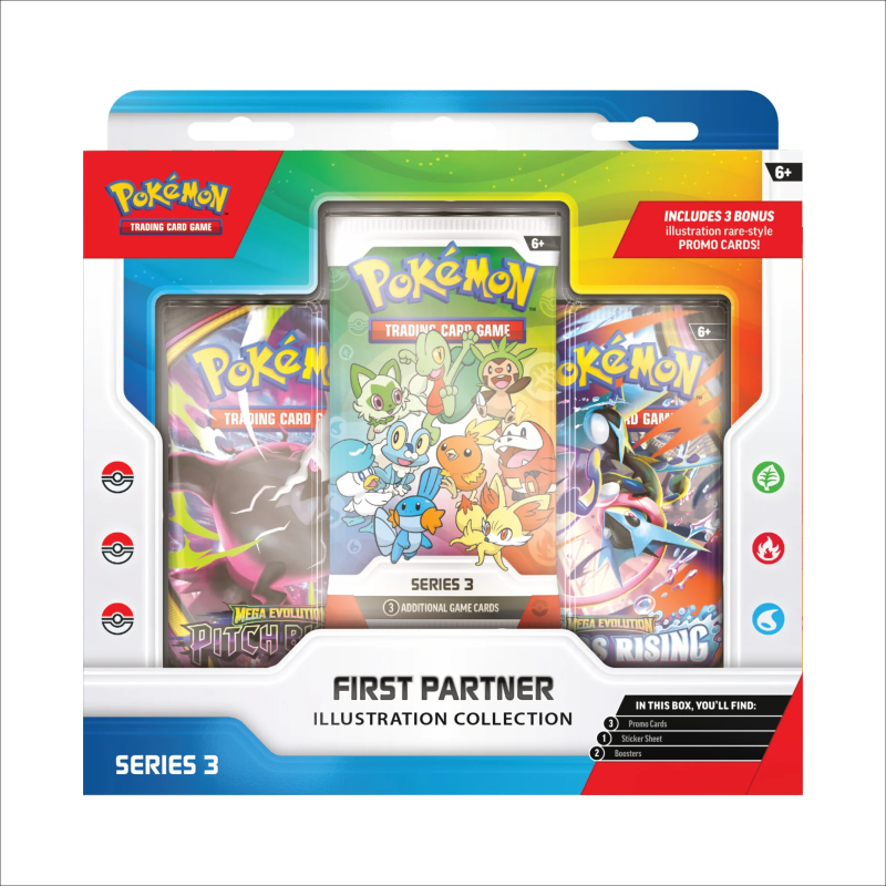 Pokémon: First Partner Illustration Collection Box – Series 3 (ENG) Pokémon: First Partner Illustration Collection Box - Series 3 (ENG)