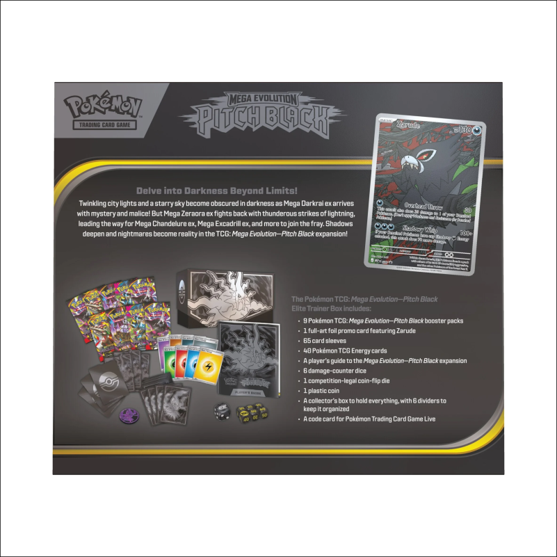 Pokémon: Pitch Black – Elite Trainer Box (ENG) Pokémon: Pitch Black - Elite Trainer Box (ENG)
